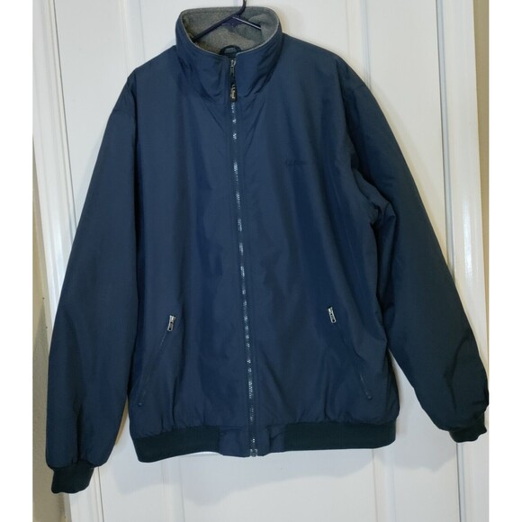 L.L. Bean Men's Fleece Insulated Jacket  Size XXL Blue - Picture 2 of 11